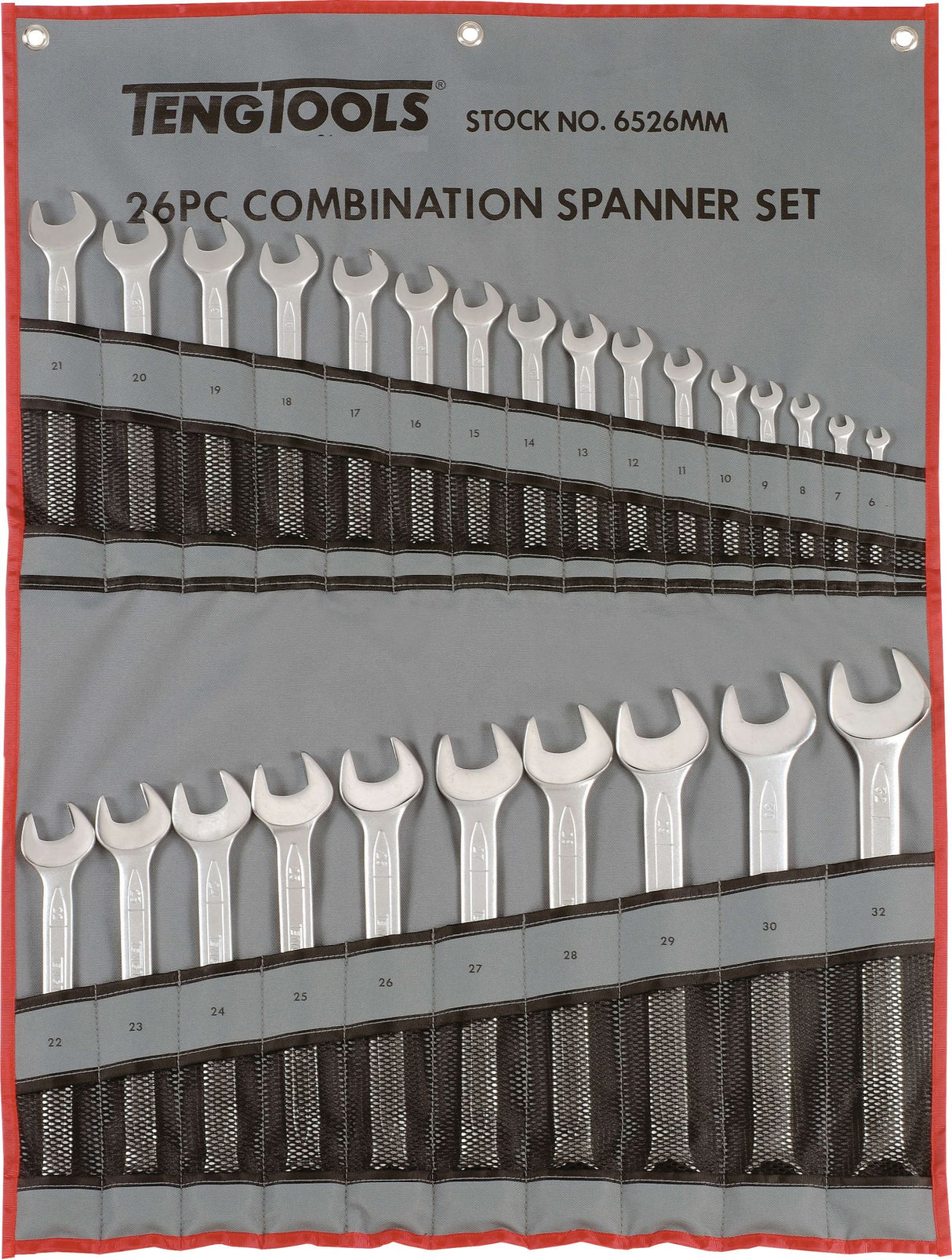 Teng 26pc 6-32mm Combination Metric Spanner Set