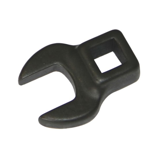 Toledo Wrench Crowfoot 3/8" Metric-14mm, durable forged steel tool with polished black finish for precise heavy-duty tasks.