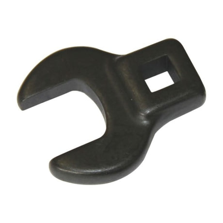 Toledo Wrench Crowfoot 3/8" Metric-19mm, featuring tempered forged alloy steel for strength and a polished black finish for durability.