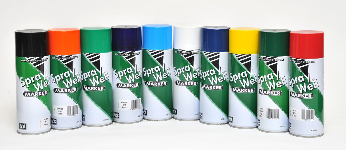 Spray Well Marking Paint 400ml Fine Nozzle