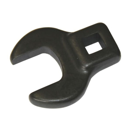 Toledo Wrench Crowfoot 3/8" Metric-26mm with straight jaw, crafted from durable forged alloy steel with a polished black finish.
