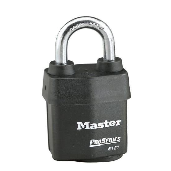 Master Lock 6121 Pro Series SS Shackle Padlock-54 x 8 x 30mm-Keyed Alike (Each)