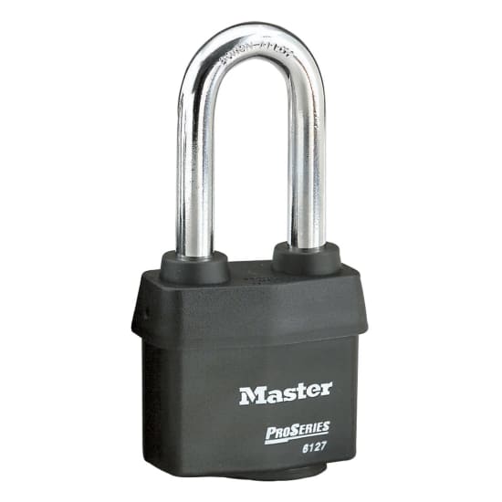 Master Lock 6121 Pro Series SS Shackle Padlock-54 x 8 x 60mm-Keyed Alike (Each)