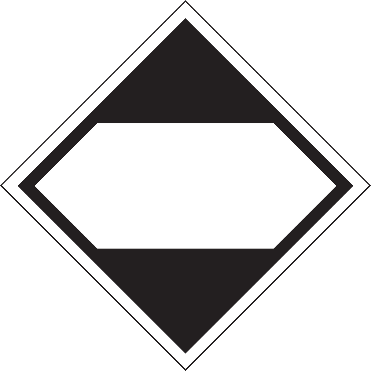 Dangerous Goods Sign | Goods Limited Quantity W250mm x H250mm (Single Sided)