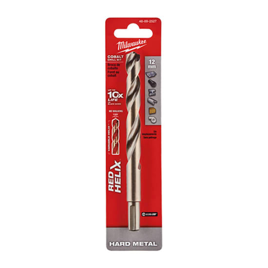 Milwaukee Drill Bit Red Helix Cobalt-12mm (Each)