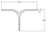 Sign Mounting Bracket | Aluminium 300mm Sign 300mm - Standard