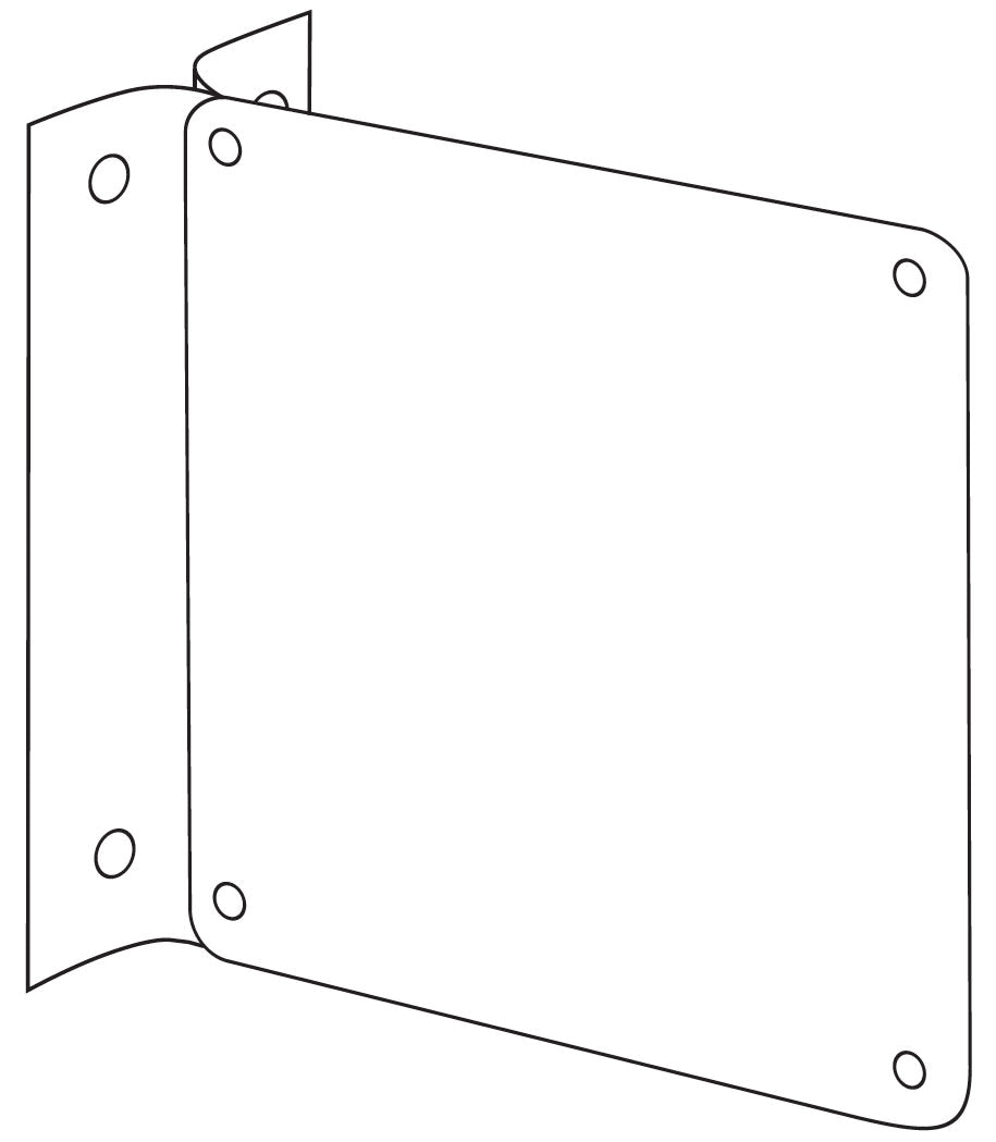 Sign Mounting Bracket | Aluminium 300mm Sign 300mm - Standard