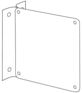 Sign Mounting Bracket | Aluminium 300mm Sign 300mm - Standard