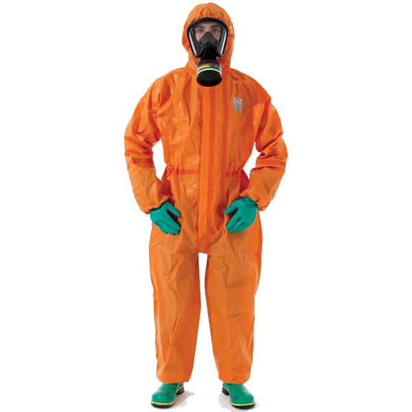 AlphaTec 5000 Chemical Coverall Orange S-3XL (Each) - Orange - M