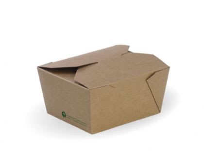 BioPak Bioboard Lunch Box - Small 756ml 200 (Case)
