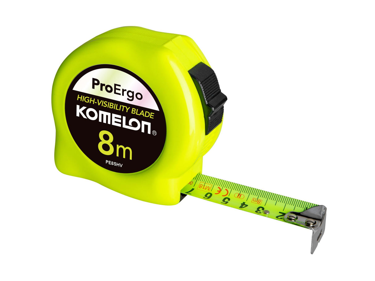 Hi Viz Tape Measure Komelon Proergo 8mx25mm