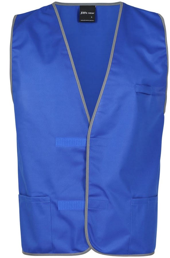 JB's Wear, Coloured Tricot Vest - Royal Blue (Size: M)