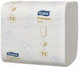 Soft 2 Ply Toilet Paper Interleave 252 Sheets (Carton of 30) - Tork