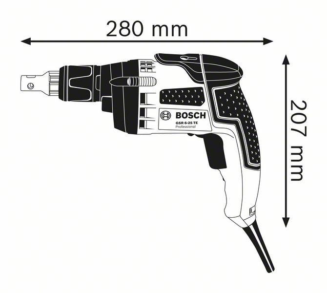 BOSCH Screwdriver Drywall GSR 6-25 TE Professional