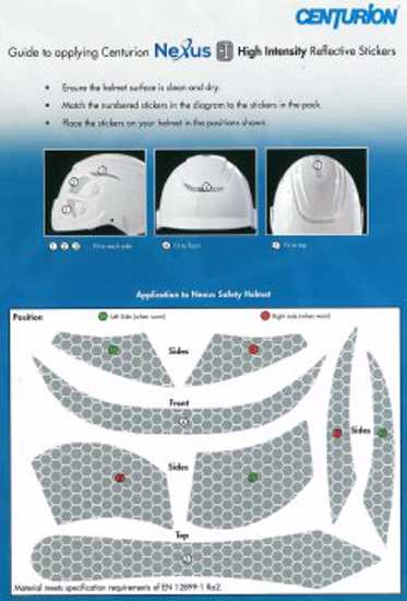 Nexus Helmet - Reflective Sticker Kit-Each