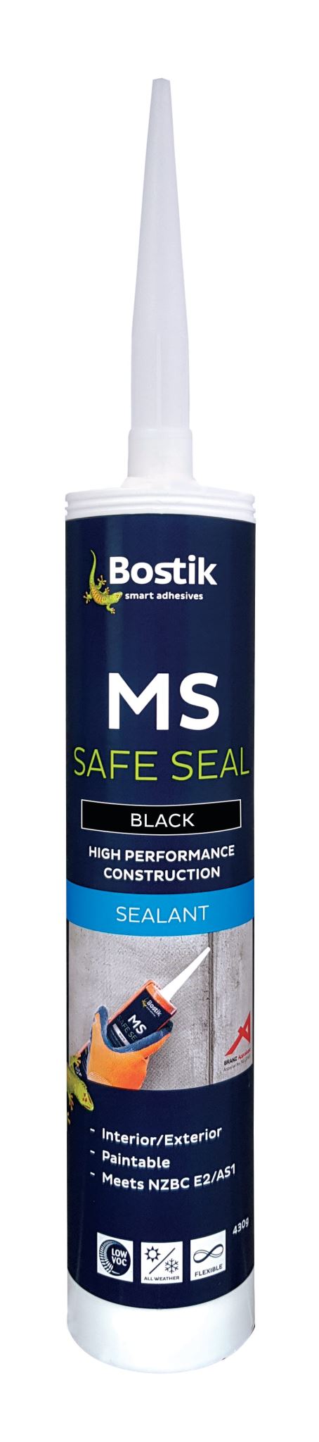 Bostik MS Safe Seal Sealant Black 430g