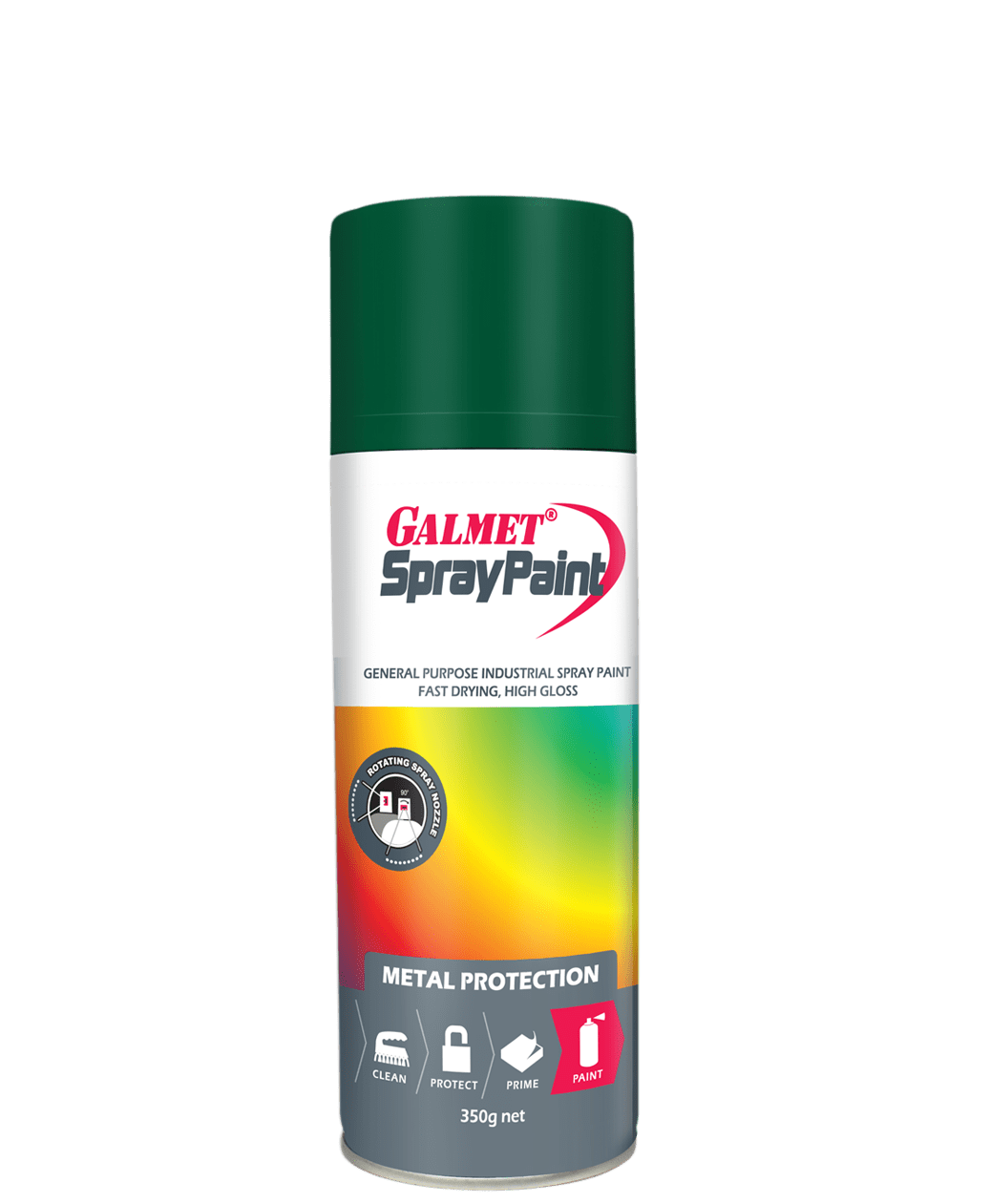 Galmet Spray Paint Brunswick Green 350gm