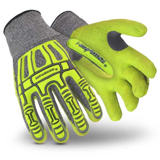 HexArmor+uvex Rig Lizard Thin Lizzie 2090X Gloves, size 6, featuring superior grip, impact protection, and durability for tough jobs.