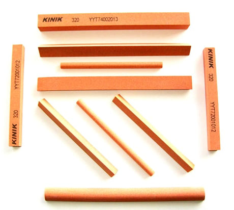 Premium finishing stick with a 1/2 round profile, 100mm length, perfect for woodworking, moldings, and trims.