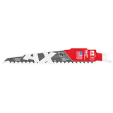 Milwaukee AX Carbide Teeth SAWZALL blade, 150mm, designed for fast, durable cutting in wood and tough materials.