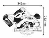 Bosch 18V Circular Saw GKS 18V-57 G BB (Each)