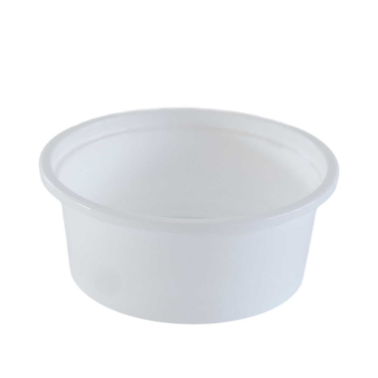 White PET 215ml Food Tub 50 Pack