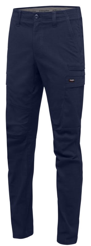 KingGee, Ripstop Workcool Pro Pant, K13026 Stout Fit - Navy (Size: 97)