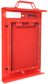 Master Lock S3501 Permit Display Case Wall Mounted/Portable - Red