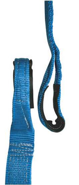 Aerofast 9m recovery snatch strap, 8-ton break strength, UV resistant, leather reinforced eyes for durable off-road vehicle recovery.
