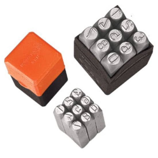 GROZ 3MM NUMBER PUNCH SET (Each)