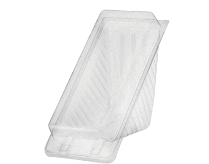 Eco-Smart Bettaseal Sandwich Wedges in a case of 500, designed for freshness and sustainability, measuring 140 x 55 x 80 mm.