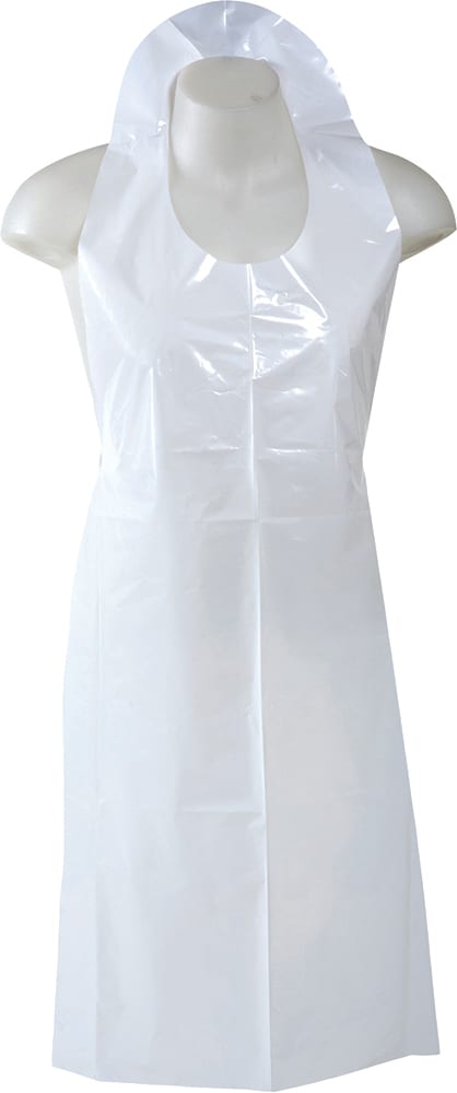 Eagle LDPE Apron White 620x1200mm (Carton of 500)