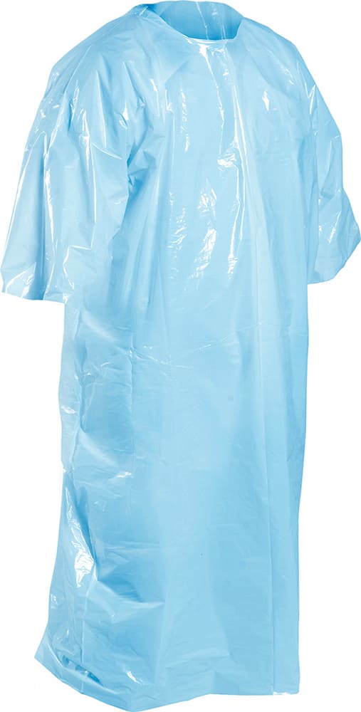 Eagle LDPE 3/4 Open Sleeve Splash Jacket Blue 780x1500mm (Carton of 200)