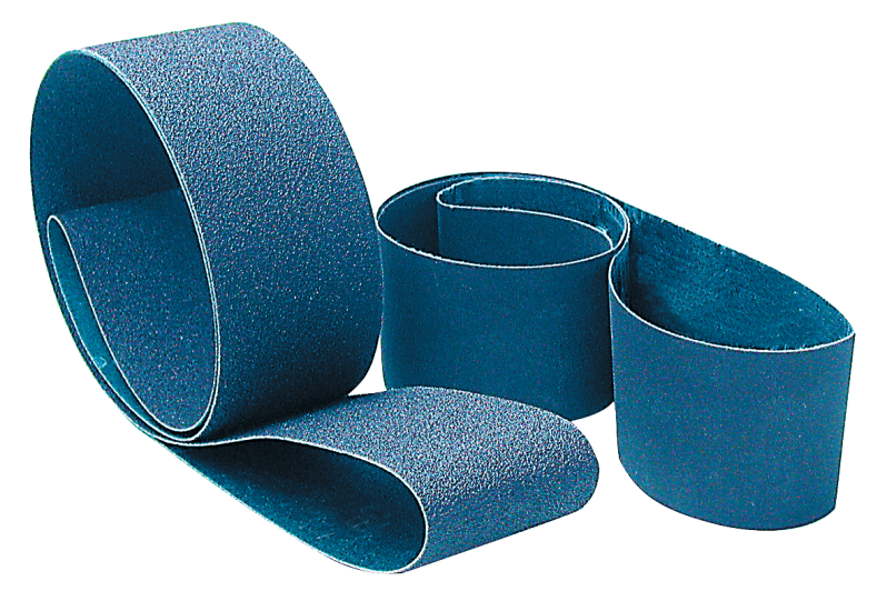 Norton Zirconia Resin Cloth Belt 100x1520mm, 40 grit, designed for durable metalworking with self-sharpening and clog-resistant features.