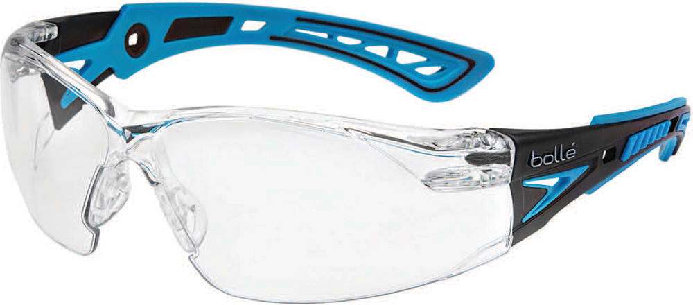 Bolle Rush+ Small Safety Glasses, Clear Lens