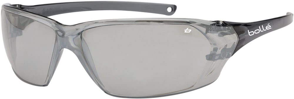 Bolle Prism Safety Glasses, Flash, Sliver Lens
