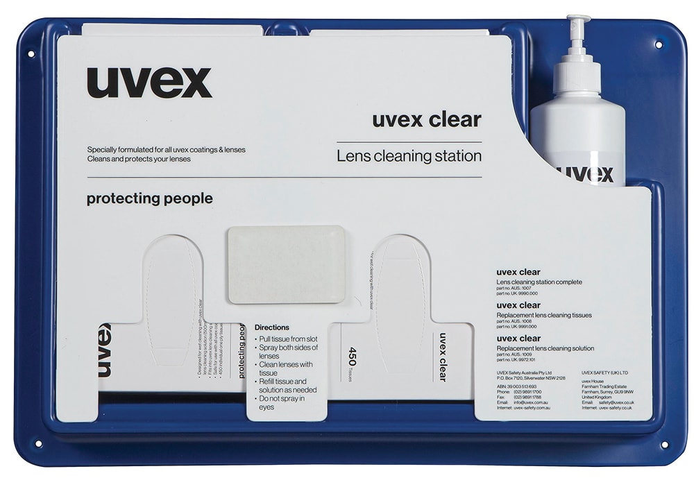 uvex Complete Lens Cleaning Station