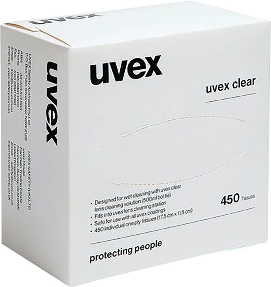 uvex Replacement Tissues for Lens Cleaning Station