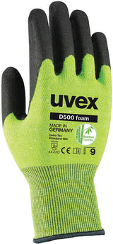 uvex D500 Foam Gloves Sizes: 7-11 (Pair) - Standard - 10