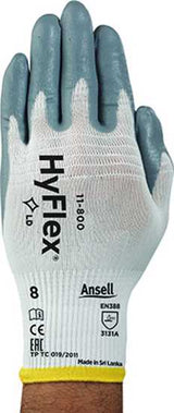 Ansell Hyflex 11-800 White Gloves-6-11 (Pair)