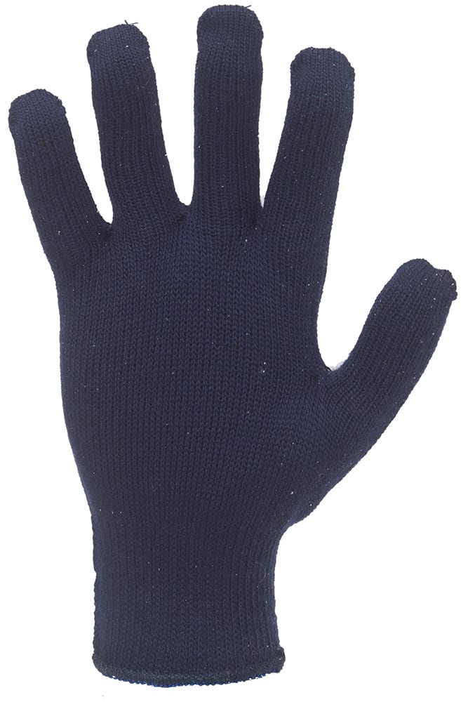 Lynn River Acrylic Knit Gloves (Pair) - Blue - L