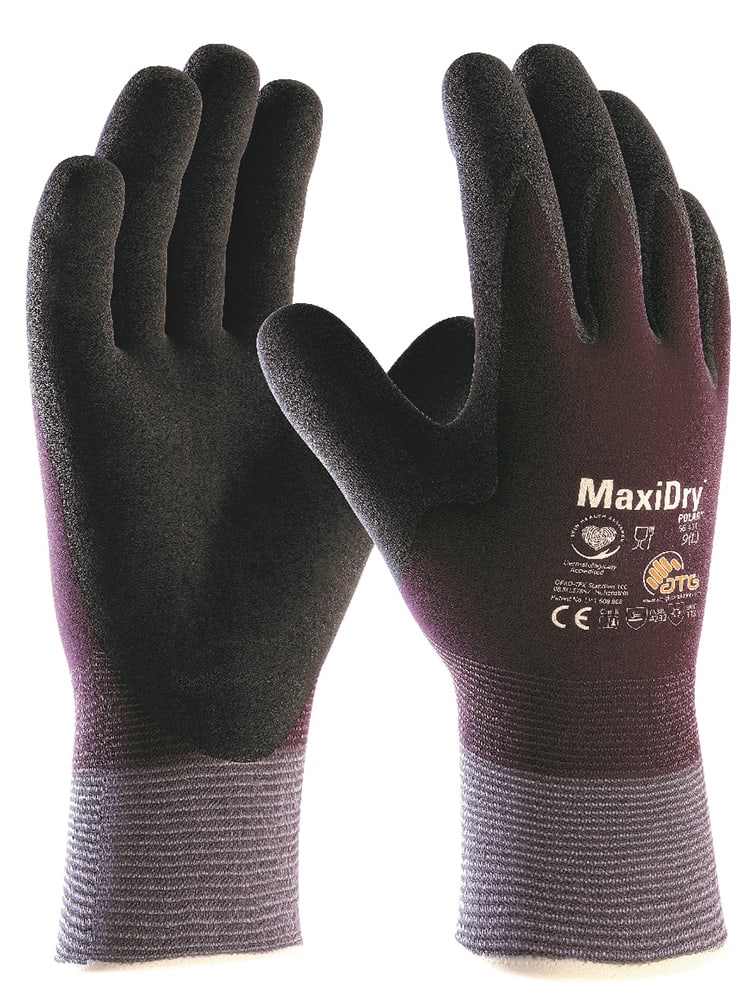 ATG MaxiDry Zero 56-451 Gloves Sizes 7 - 11 (Pair) - Purple - 09