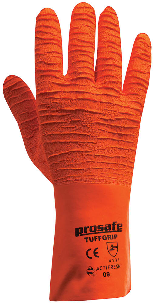 Prosafe Tuffgrip Gloves 8-11 (Pair) - Orange - 11