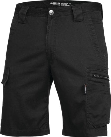 KingGee, Tradies Summer Shorts, K17340 - Black - 112