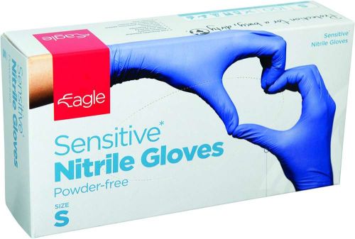Sensitive Nitrile Powder Free Gloves - Small (Box of 100)