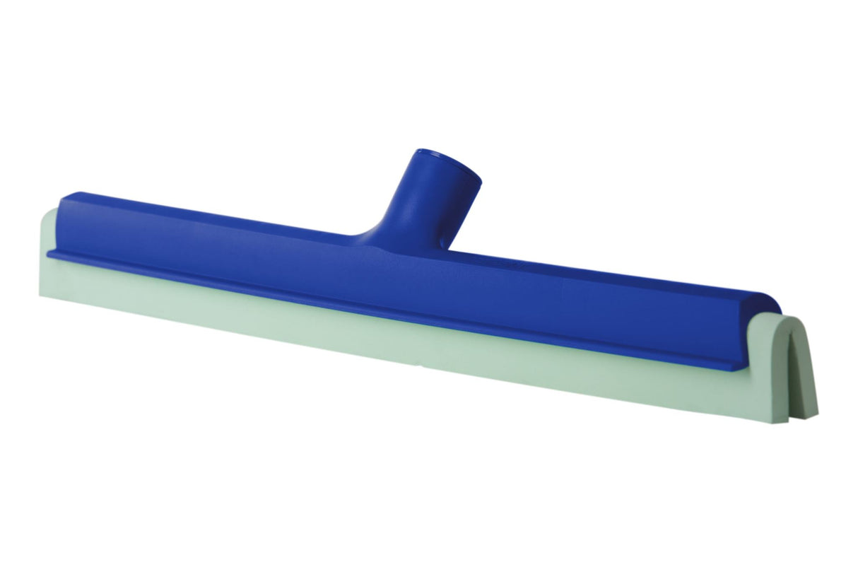 Double Bladed Hygiene Floor Squeegee Head Blue 55cm (Each)