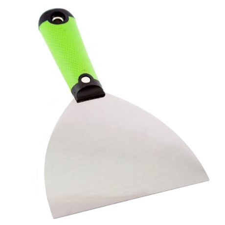 Haydn Pro-Edge 125mm Scraper with a polished carbon steel blade, ergonomic handle for precision scraping and surface prep.