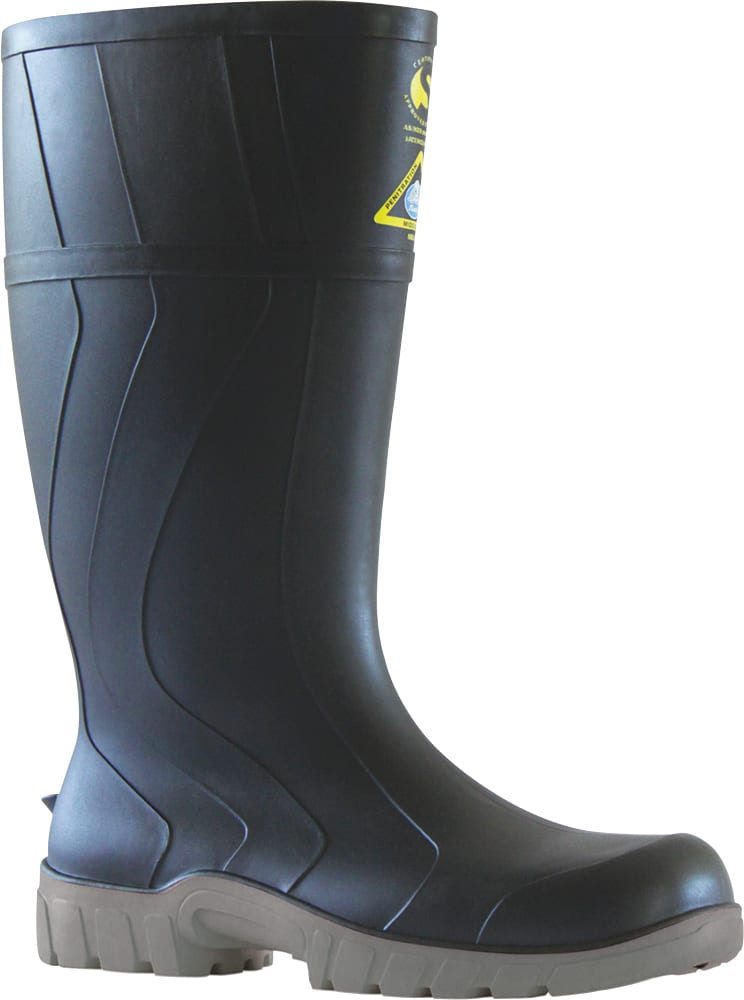 Bata Steelmate Gumboot 4-15 - Black (Size: 10)