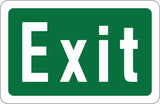 Emergency & Exit Sign | Exit W265mm x H170mm (Single Sided) - Standard