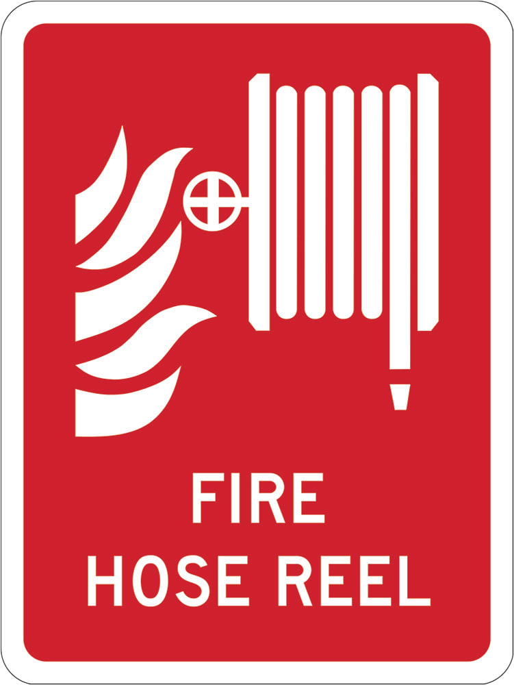 Fire Sign | Fire Hose Reel W180mm x H250mm (Single Sided) - Standard